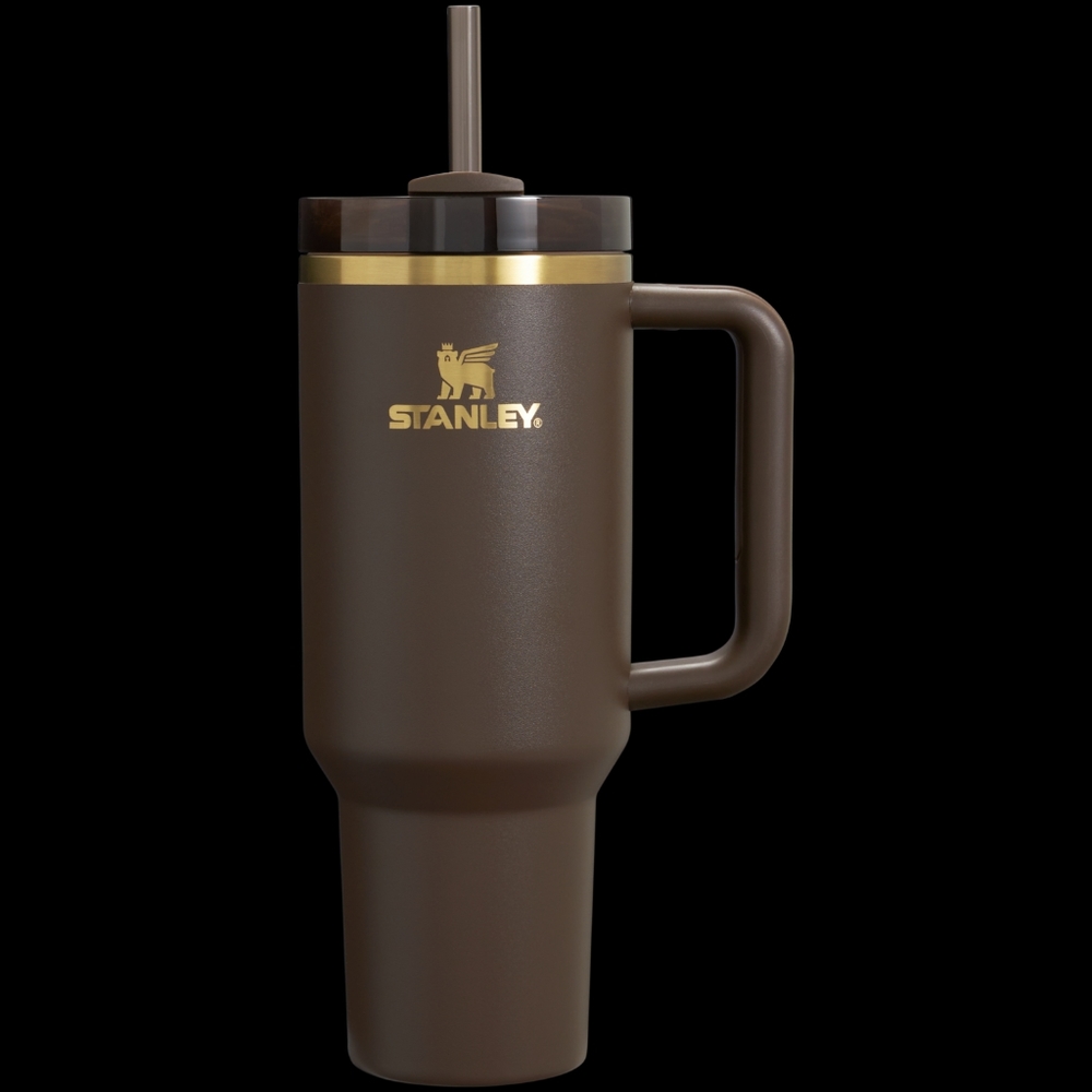 IN HAND NIB Chocolate Gold Quencher H2.0 FlowState™ Tumbler | 40 OZ! - Picture 2 of 4